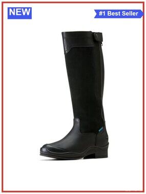 Women's Waterproof Insulated Tall Riding Boot Round Toe Equine